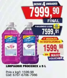 Maxiconsumo Procenex limpiador oferta