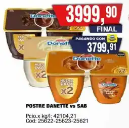 Maxiconsumo Danette postre oferta