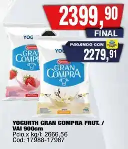 Maxiconsumo Gran compra yogurth gran compra frut. oferta