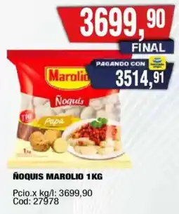 Maxiconsumo Marolio ñoquis oferta