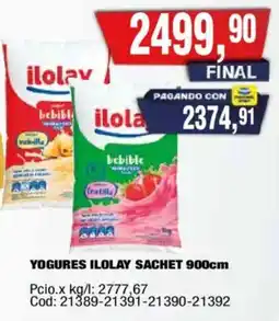Maxiconsumo ilolay yogures sachet oferta