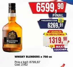 Maxiconsumo Blenders pride whisky oferta