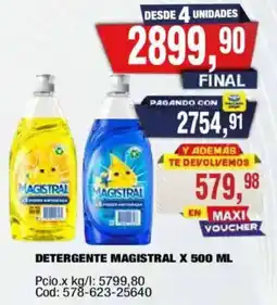 Maxiconsumo Magistral detergente oferta