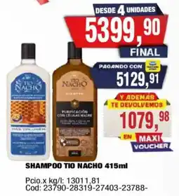 Maxiconsumo Tio nacho shampoo oferta