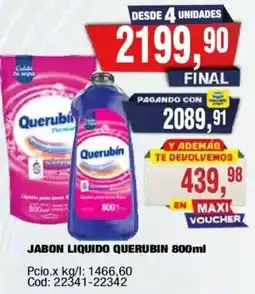 Maxiconsumo Querubin jabon liquido oferta