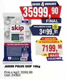 Maxiconsumo Skip jabon polvo oferta
