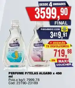 Maxiconsumo Algabo perfume p/telas oferta