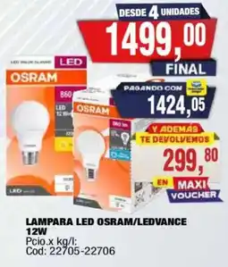 Maxiconsumo Osram lampara led osram/ledvance oferta