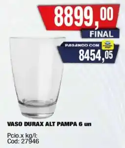 Maxiconsumo Vaso durax alt pampa oferta