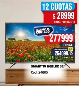 Maxiconsumo Noblex smart tv 32" oferta