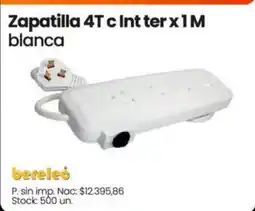 Changomas bereleo zapatilla 4t c inter x1m blanca oferta