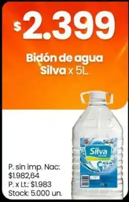 Changomas Silva bidón de agua oferta