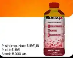 Changomas Suerox bebida isotónica oferta