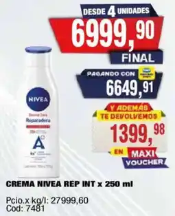 Maxiconsumo Nivea crema rep int oferta