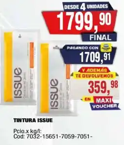 Maxiconsumo Issue tintura oferta