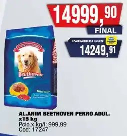 Maxiconsumo Beethoven perro adul. oferta
