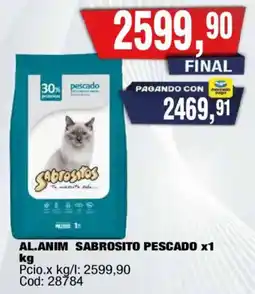 Maxiconsumo Al.anim sabrosito pescado oferta