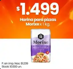 Changomas Morixe harina para pizzas oferta