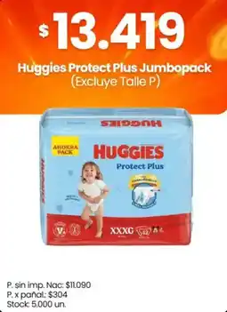 Changomas Huggies protect plus jumbopack oferta