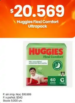 Changomas Huggies flexi comfort oferta