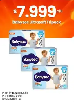 Changomas Babysec ultrasoft tripack oferta