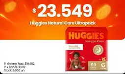 Changomas Huggies natural care ultrapack oferta