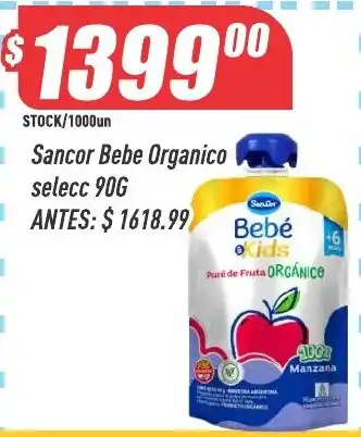 Sancor Bebe Organico selecc