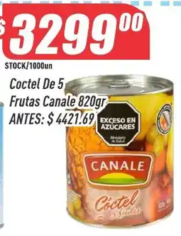 Supermercados Comodin Canale coctel de 5 frutas oferta