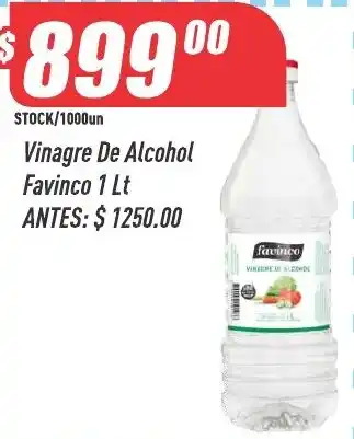 Supermercados Comodin Favinco vinagre de alcohol oferta
