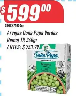 Supermercados Comodin Doña Pupa arvejas verdes oferta