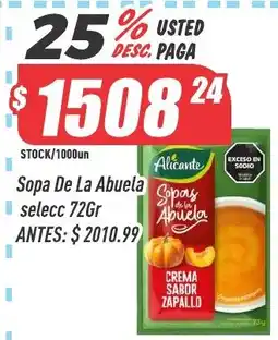 Supermercados Comodin Alicante sopa de la abuela oferta