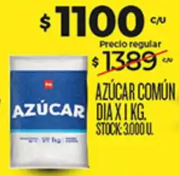 Supermercados DIA Azúcar común dia oferta