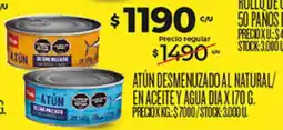 Supermercados DIA Dia atún desmenuzado en aceite y agua oferta