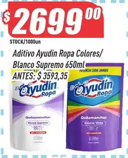 Supermercados Comodin Ayudin aditivo ropa colores/ blanco supremo oferta