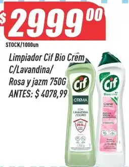 Supermercados Comodin Cif limpiador bio crem c/lavandina/rosa y jazm oferta