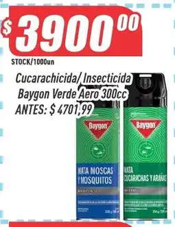 Supermercados Comodin Baygon cucarachicida insecticida verde aero oferta