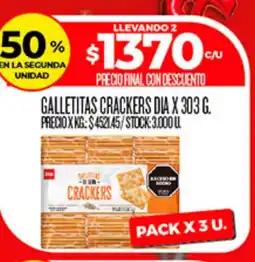 Supermercados DIA Dia Galletitas crackers oferta