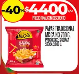 Supermercados DIA McCain papas tradicional oferta