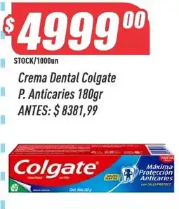 Supermercados Comodin Colgate crema dental colgate p. anticaries 180gr oferta