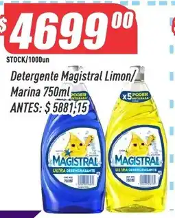 Supermercados Comodin Magistral detergente limon marina oferta