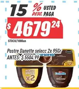 Supermercados Comodin Danette postre selecc oferta