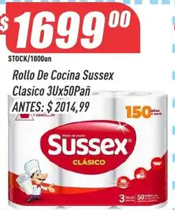 Supermercados Comodin Sussex rollo de cocina clásico oferta