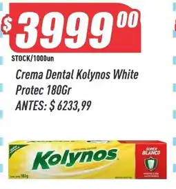 Supermercados Comodin Kolynos crema dental white oferta