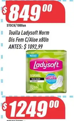 Supermercados Comodin Ladysoft toalla norm oferta