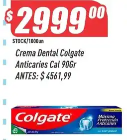 Supermercados Comodin Colgate crema dental anticaries cal oferta