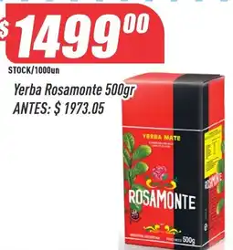 Supermercados Comodin Rosamonte yerba mate oferta