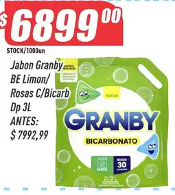 Supermercados Comodin Granby jabon be limon/rosas c/bicarb oferta