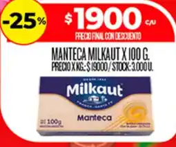 Supermercados DIA Milkaut manteca oferta
