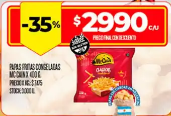 McCain papas fritas congeladas classicas
