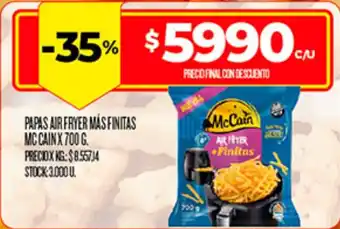Mc Cain papas air fryer más finitas